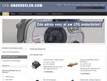 Tablet Screenshot of lpg-onderdelen.com
